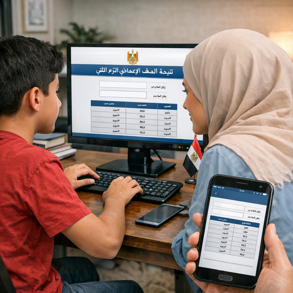 نتيجة الصف الأول الإعدادي للترم الثاني 2026 متاحة برقم الجلوس والاسم