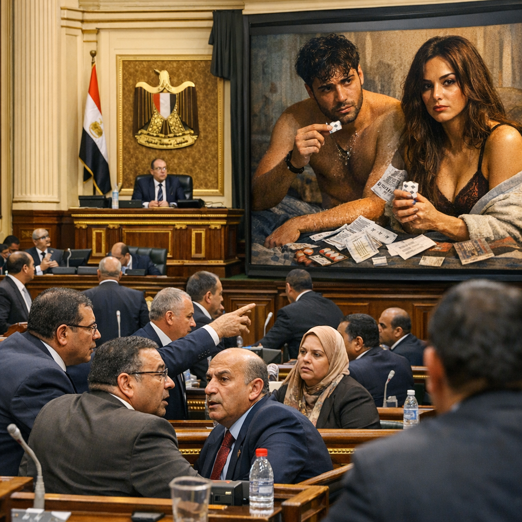 بيان برلماني عاجل يتعلق بفيلم "برشامة" يثير الجدل في مصر
