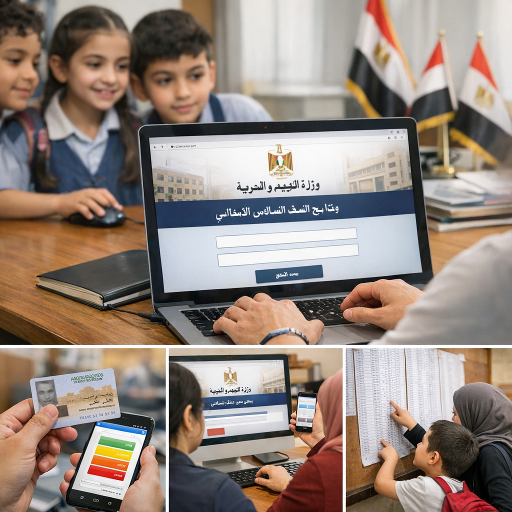 الإعلان عن نتائج الصف السادس الابتدائي وطرق الاستعلام عنها