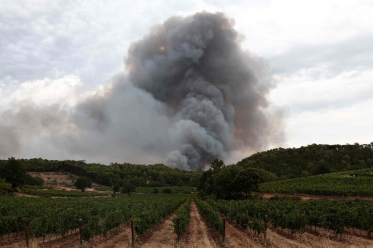 TOPSHOT-FRANCE-ENVIRONMENT-CLIMATE-WEATHER-WILDFIRE
